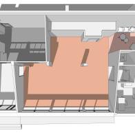 plan salle partagée à louer
